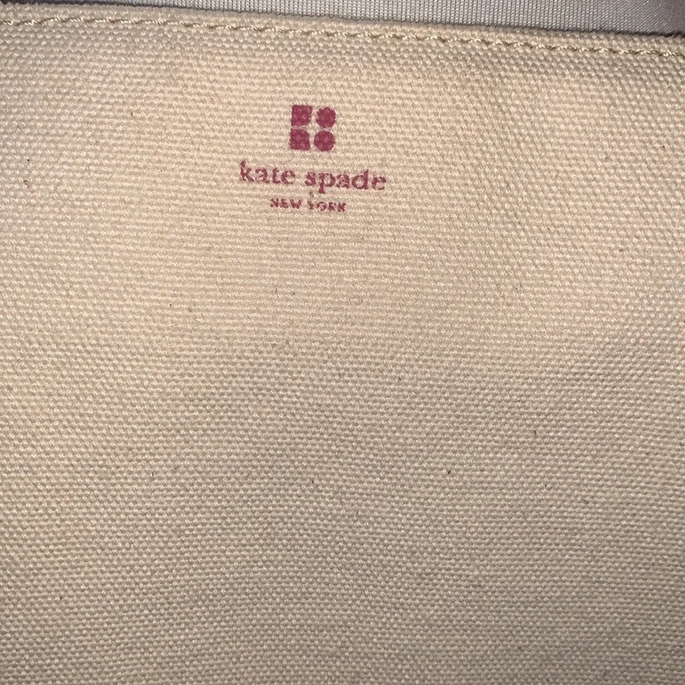 Gently Loved Canvas Leather Handles Tote Bag by Kate Spade